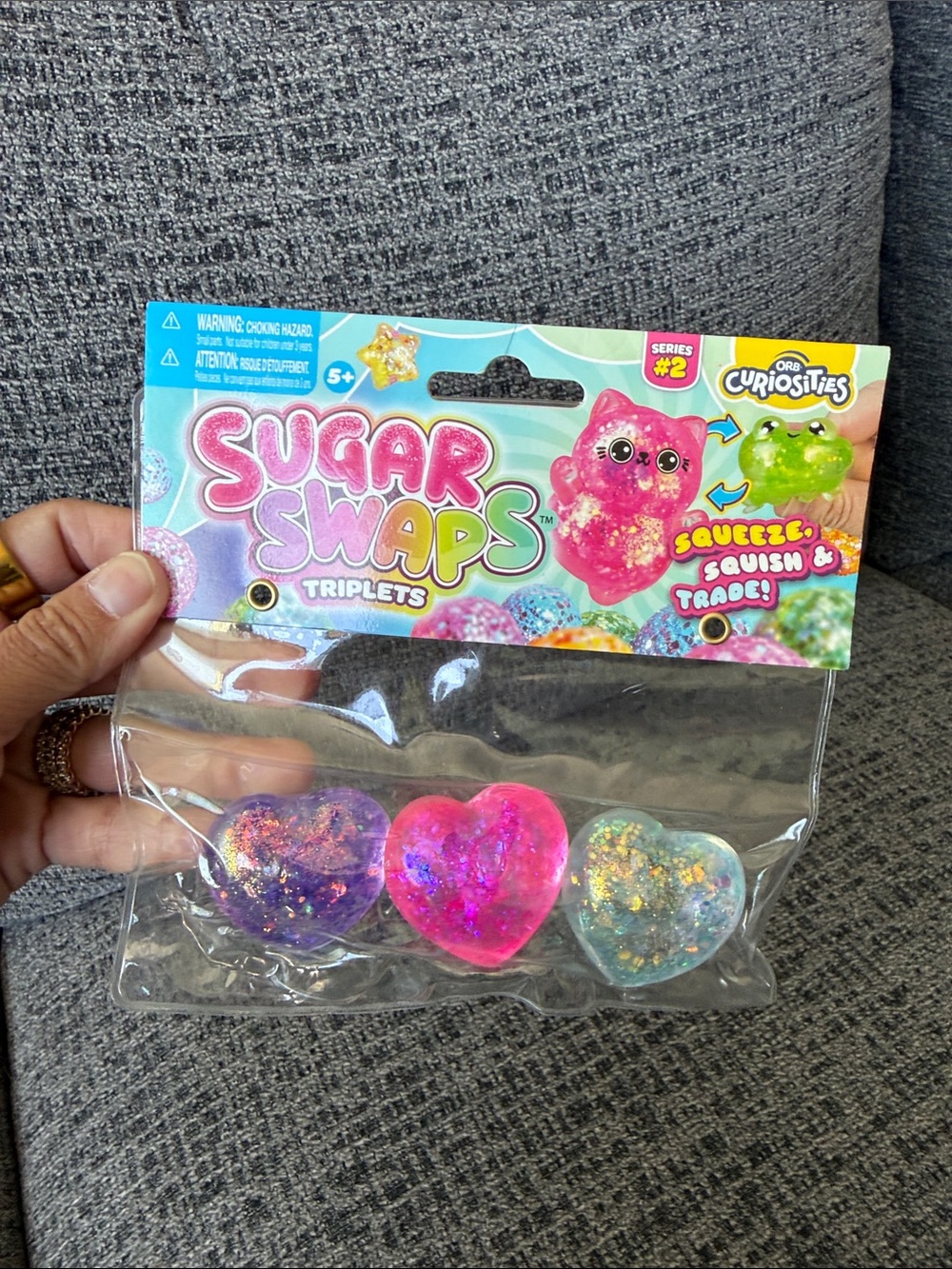 BNIB ORB Curiosities Sugar Swaps Triplets, Hearts